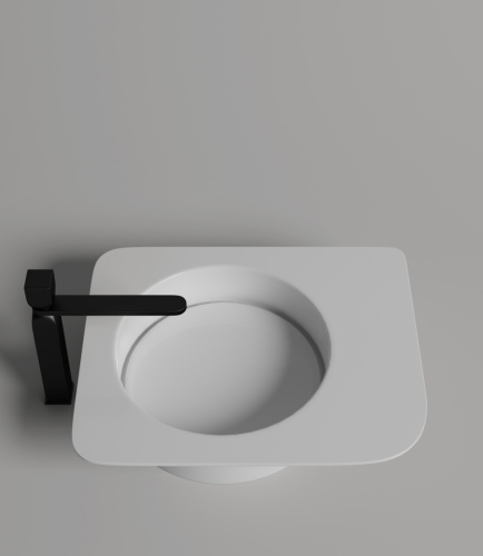 Раковина из искусственного камня S-Sense Salini ALDA 110611G 60х40 накладная цвет белый без отверстий под смеситель - фото 3